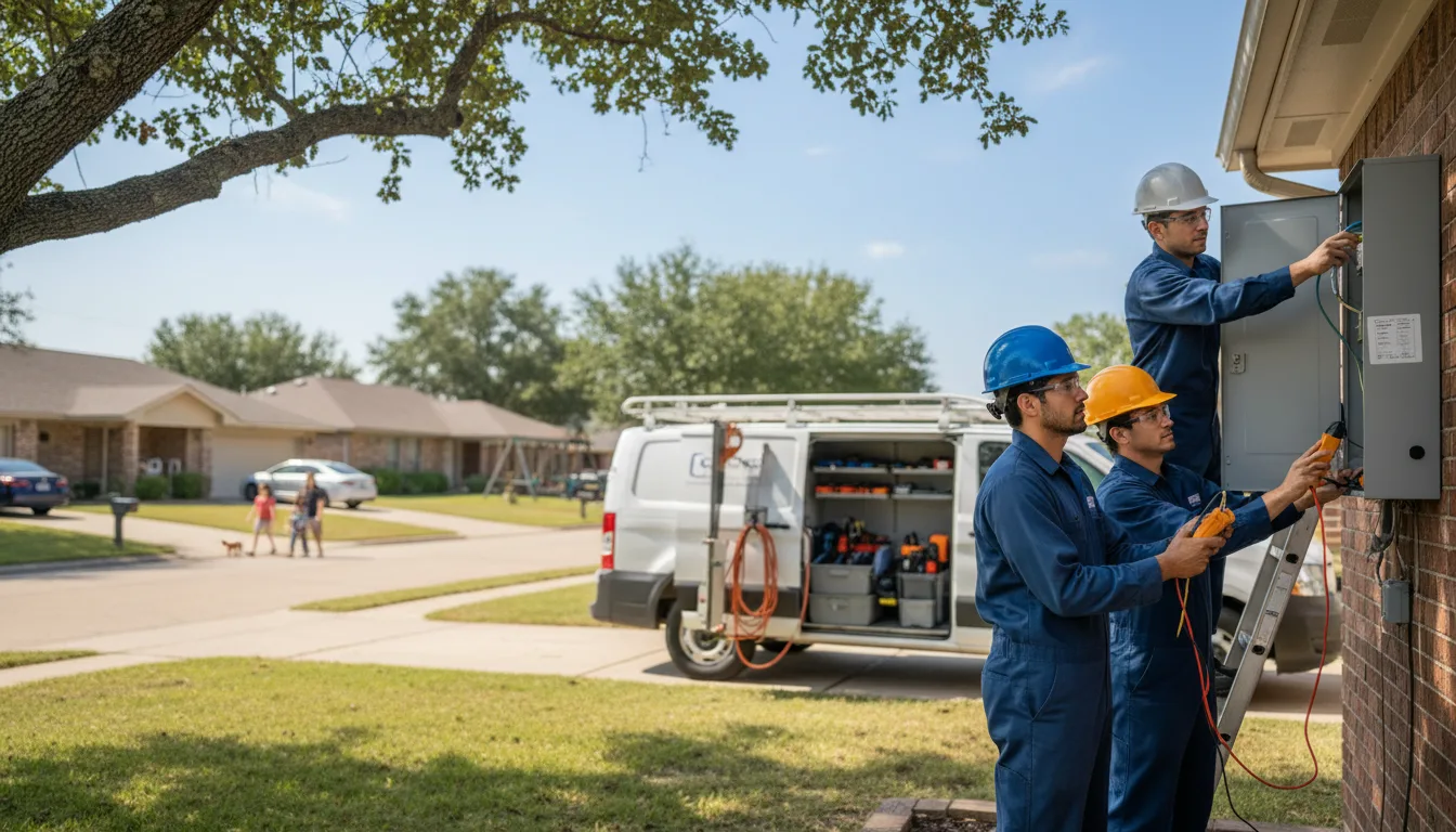Certified electrician providing emergency electrical services in Sweetwater, OK